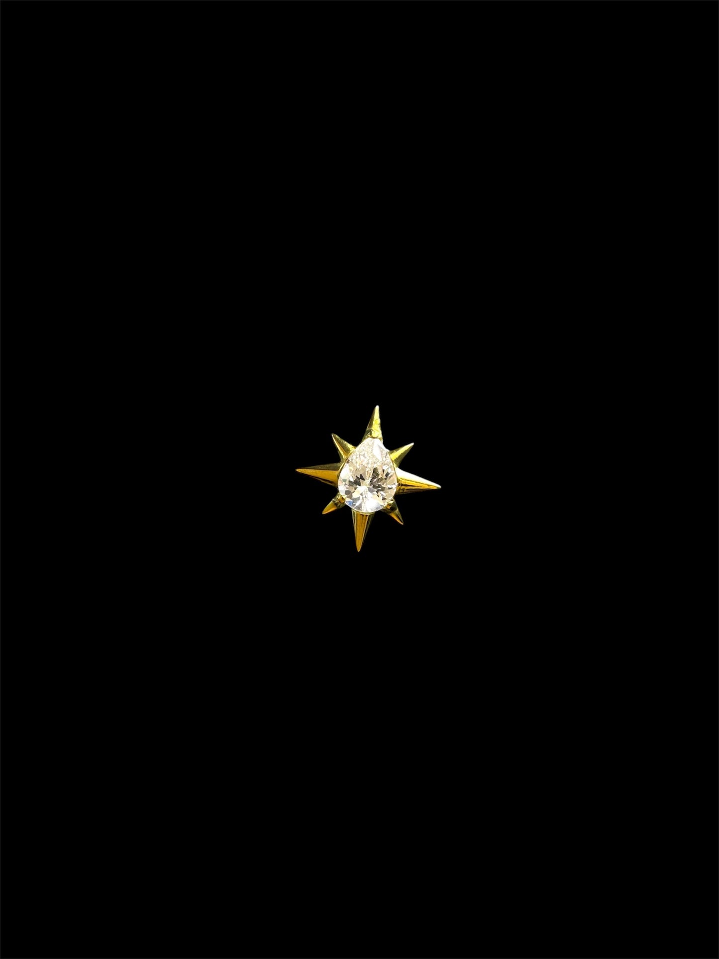 Piercing gota estrella