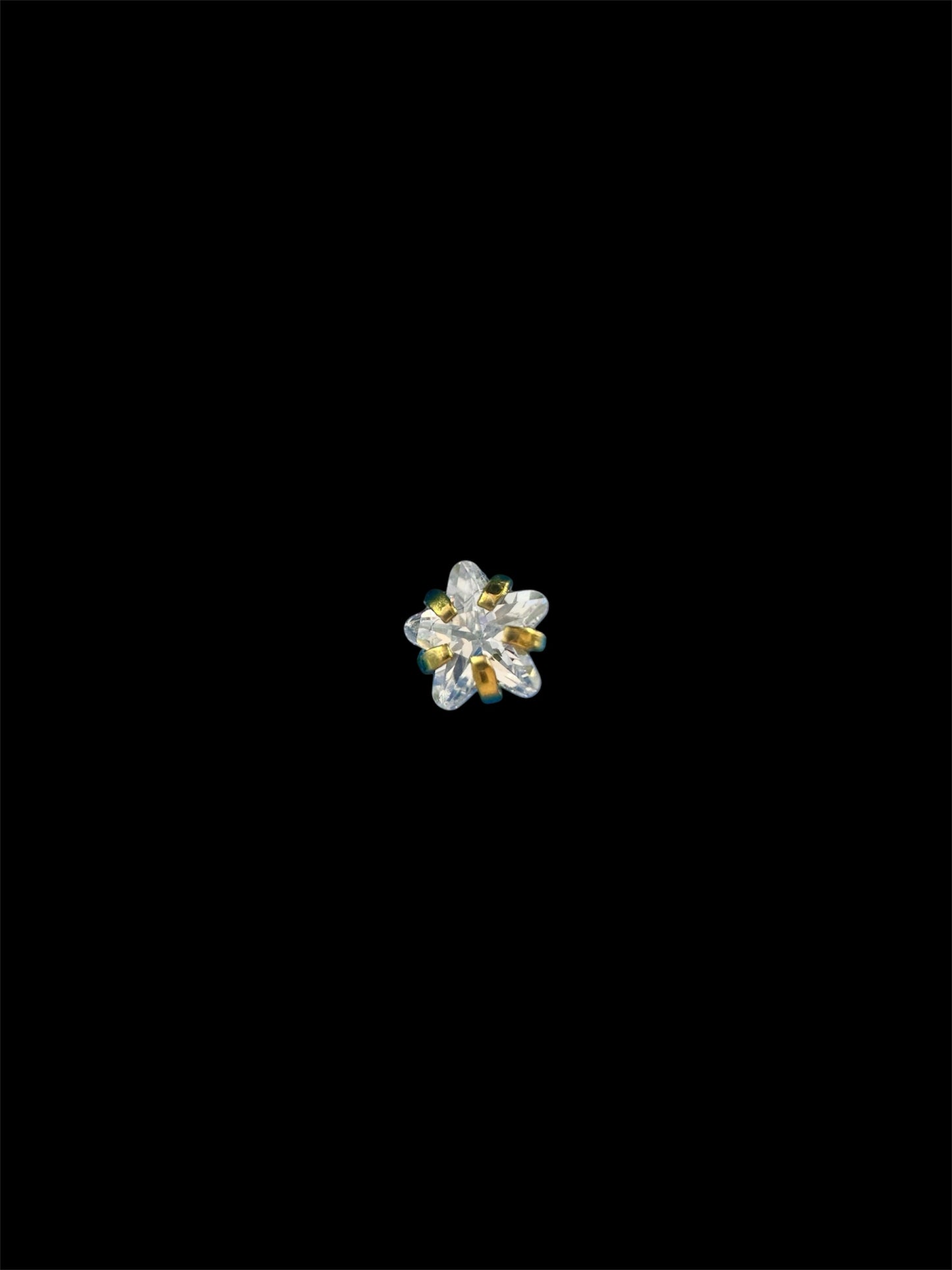 Piercing estrella Circonia mini